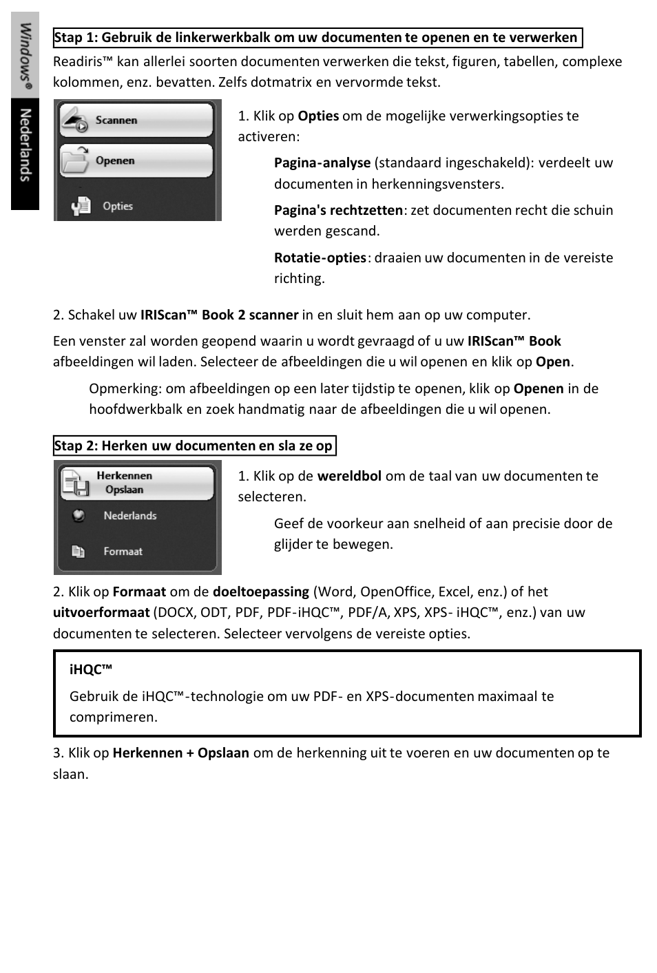 I.R.I.S. IRISCan Book 2 for Windows User Manual | Page 15 / 37