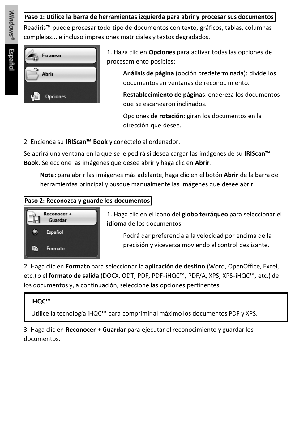 I.R.I.S. IRISCan Book 2 for Windows User Manual | Page 31 / 37
