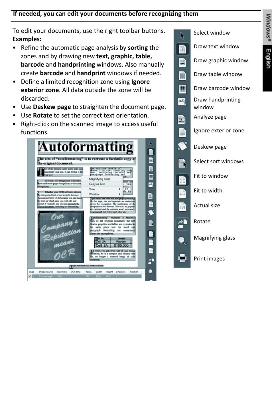 I.R.I.S. IRISCan Book 2 for Windows User Manual | Page 4 / 37