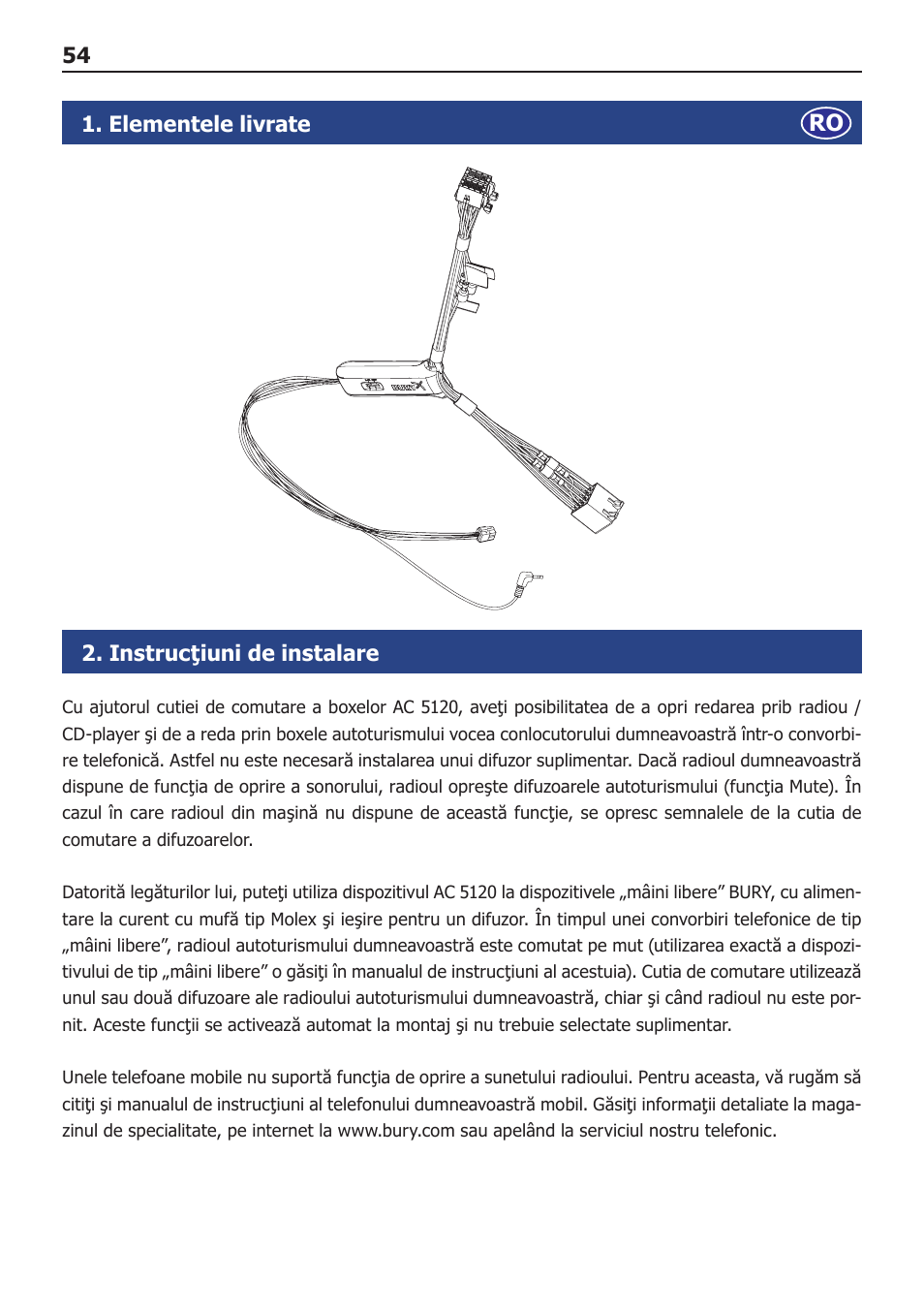 BURY AC-5120 User Manual | Page 54 / 78