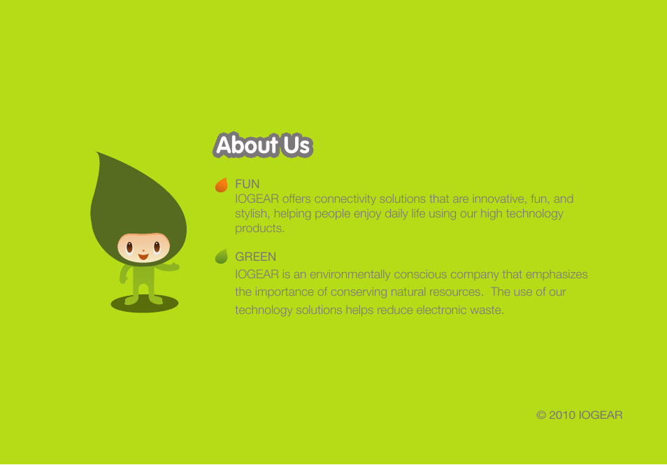 About us | IOGear GBS301 Manual User Manual | Page 44 / 44