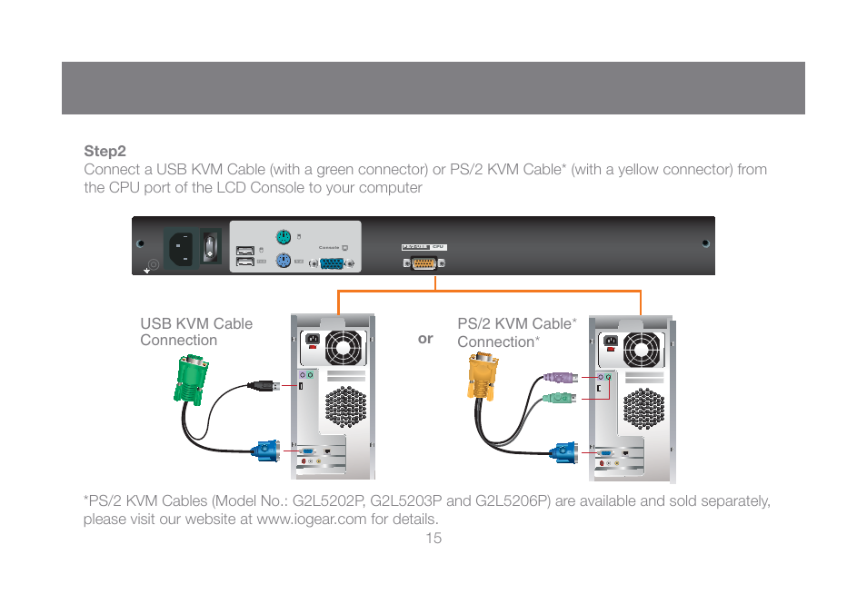 IOGear GCL1800 User Manual | Page 15 / 44