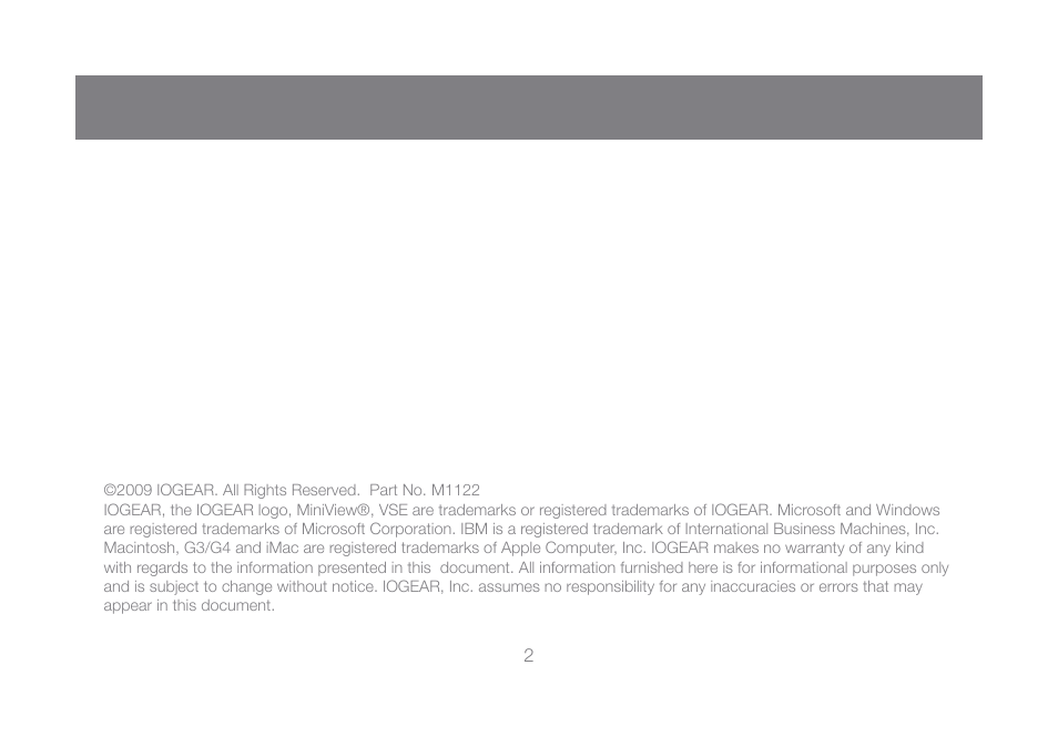 IOGear GCL1800 User Manual | Page 2 / 44