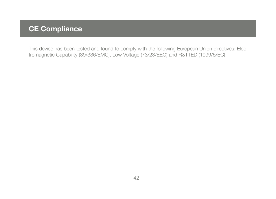 Ce compliance | IOGear GCS1782G User Manual | Page 42 / 48