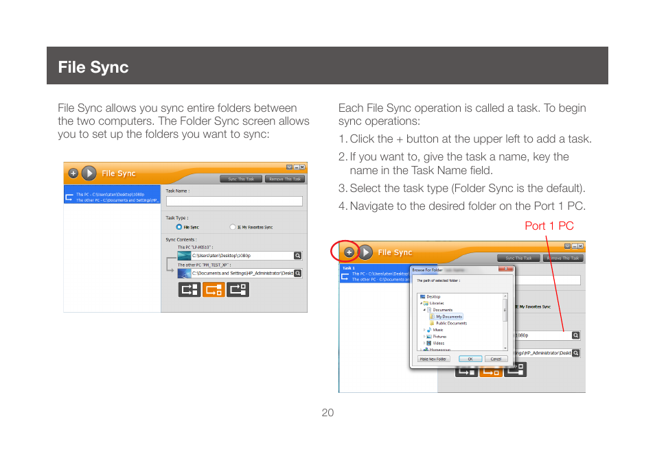 File sync | IOGear GCS642U User Manual | Page 20 / 34