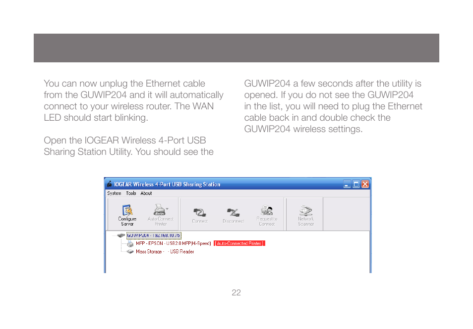IOGear GUWIP204 User Manual | Page 22 / 50