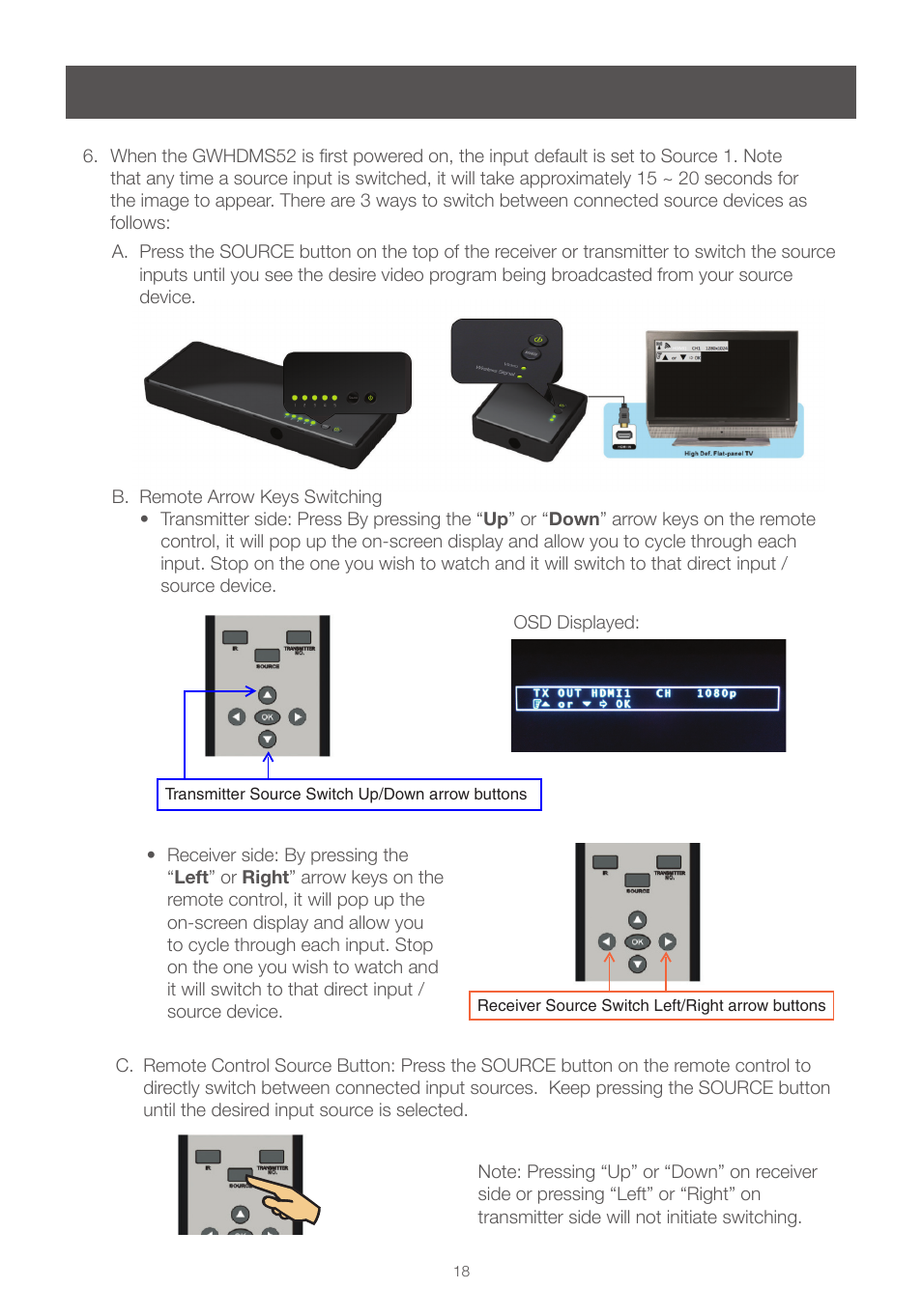 IOGear GWHDMS52 User Manual | Page 18 / 32