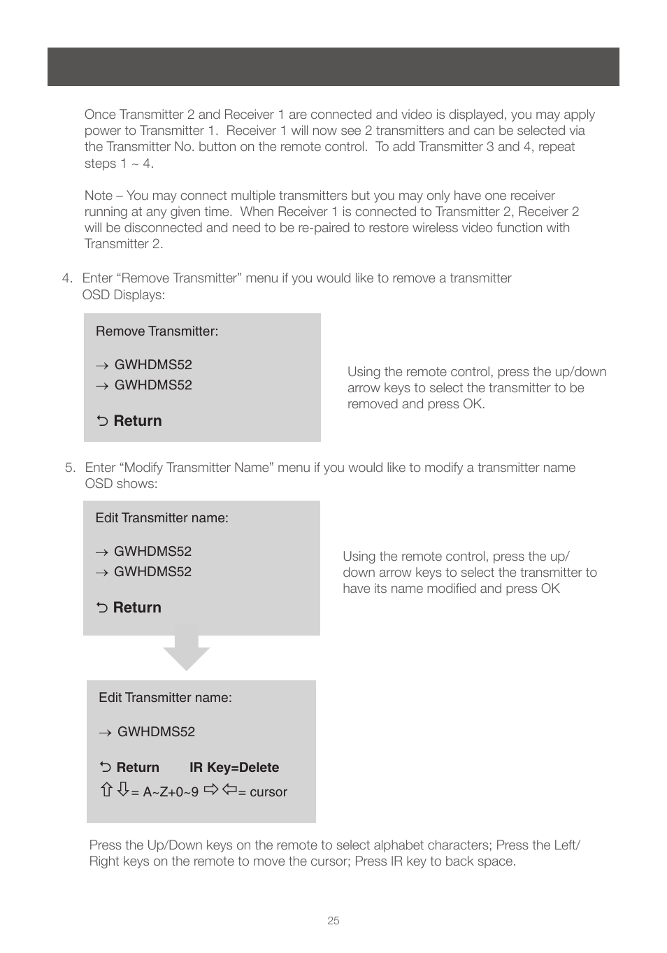 IOGear GWHDMS52 User Manual | Page 25 / 32