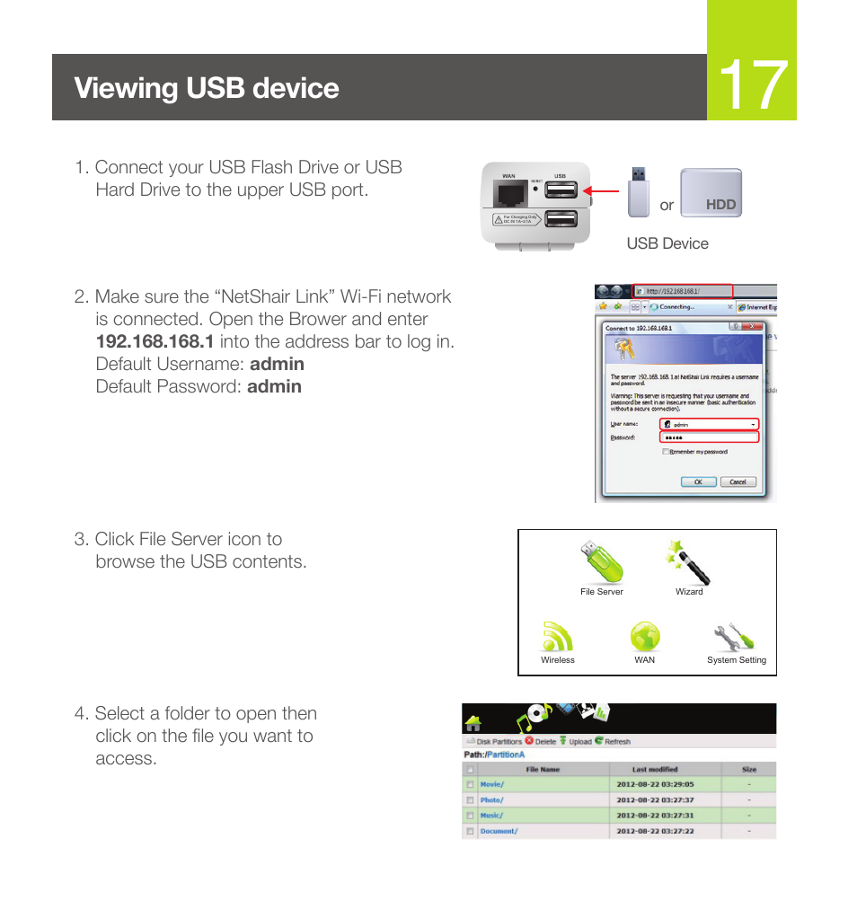 Viewing usb device | IOGear GWRH1 User Manual | Page 18 / 20