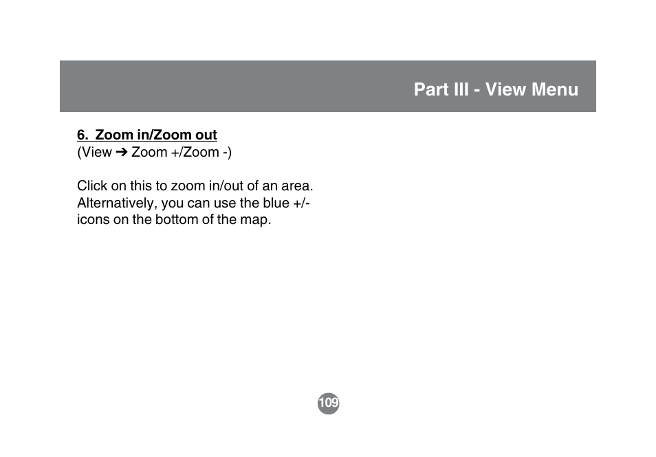 Part iii - view menu | IOGear GBGPS201 User Manual | Page 109 / 118