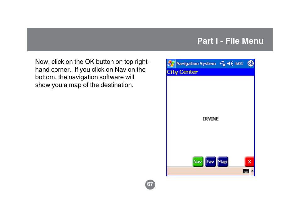 Part i - file menu | IOGear GBGPS201 User Manual | Page 67 / 118
