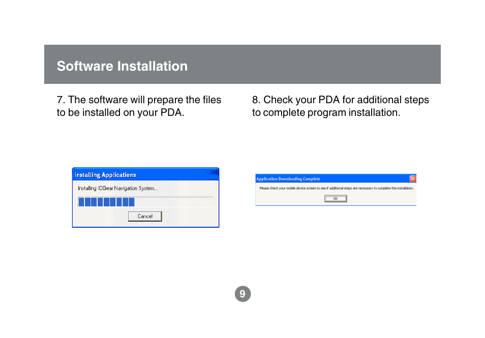 Software installation | IOGear GBGPS201 User Manual | Page 12 / 51
