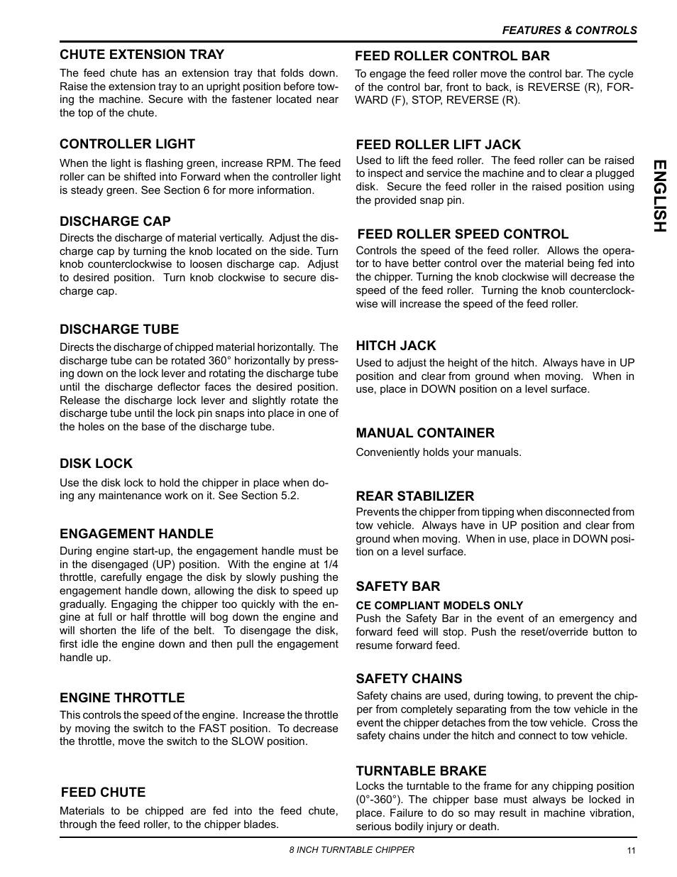 English | Echo CH8993H Owners Manual v.6 User Manual | Page 15 / 34