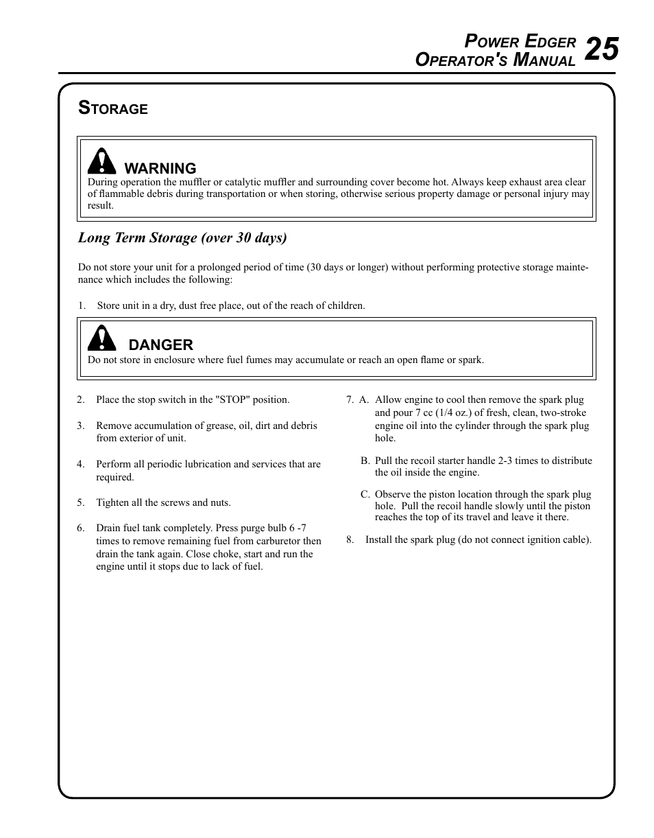 Echo PE-230 Serial S75612001001 - S75612999999 User Manual | Page 25 / 32