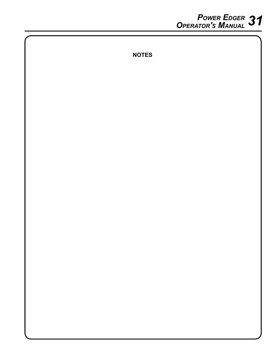 Echo PE-230 Serial S75612001001 - S75612999999 User Manual | Page 31 / 32