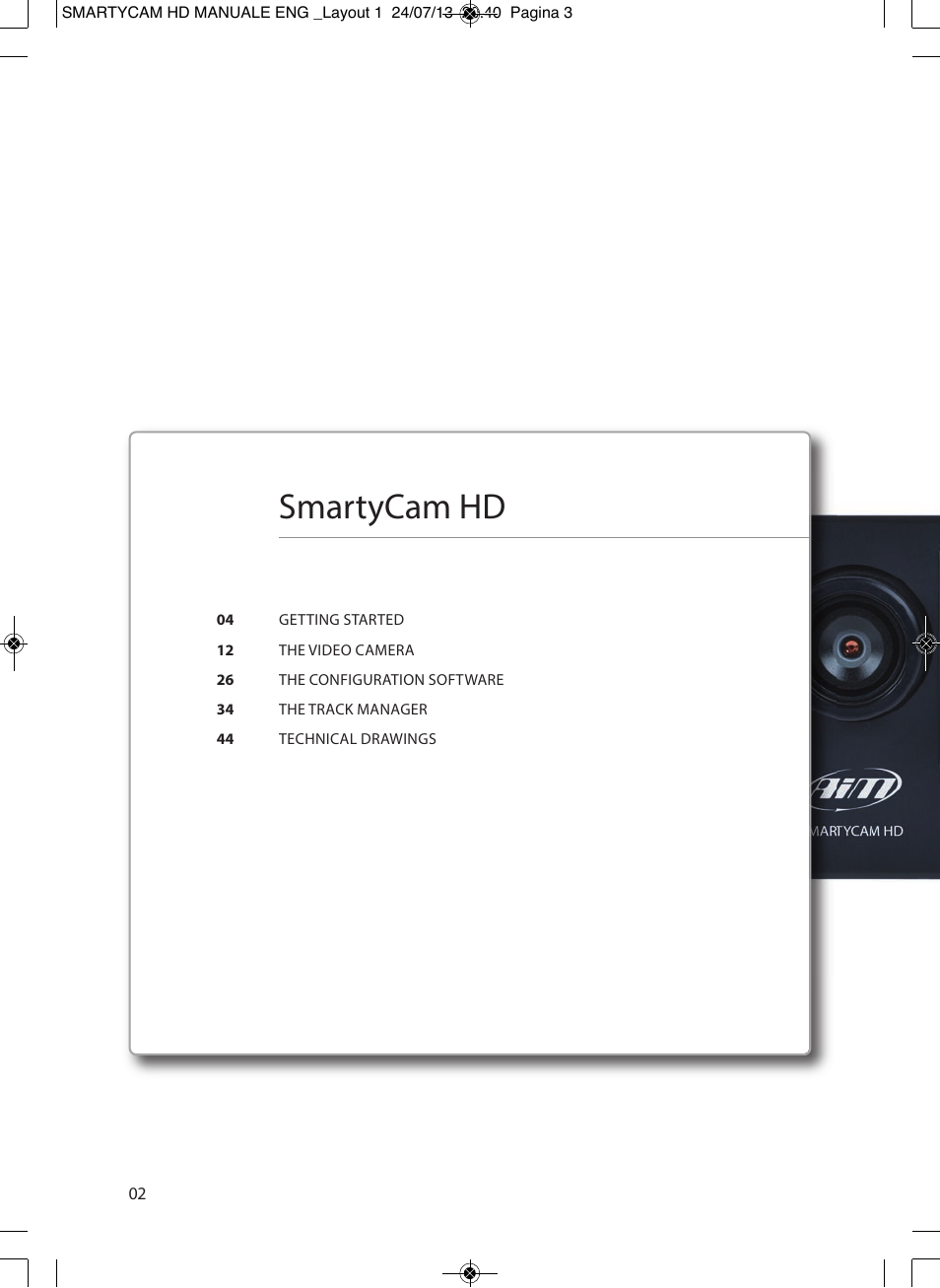 Smartycam hd | AiM SmartyCam GP HD ver 1.00 User Manual | Page 2 / 48