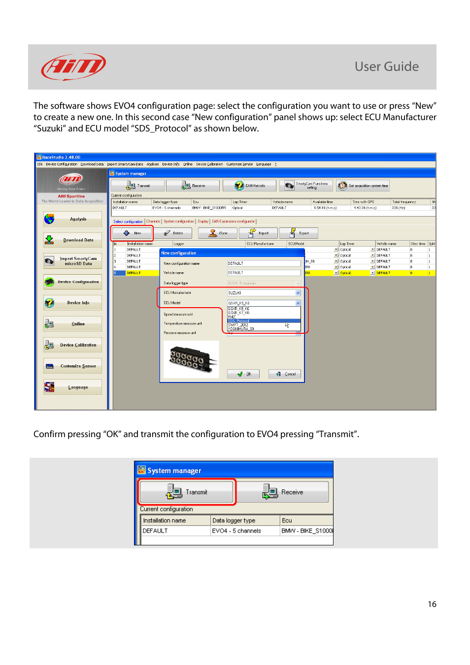 AiM Kit for SoloDL on Suzuki GSX-R User Manual | Page 17 / 18