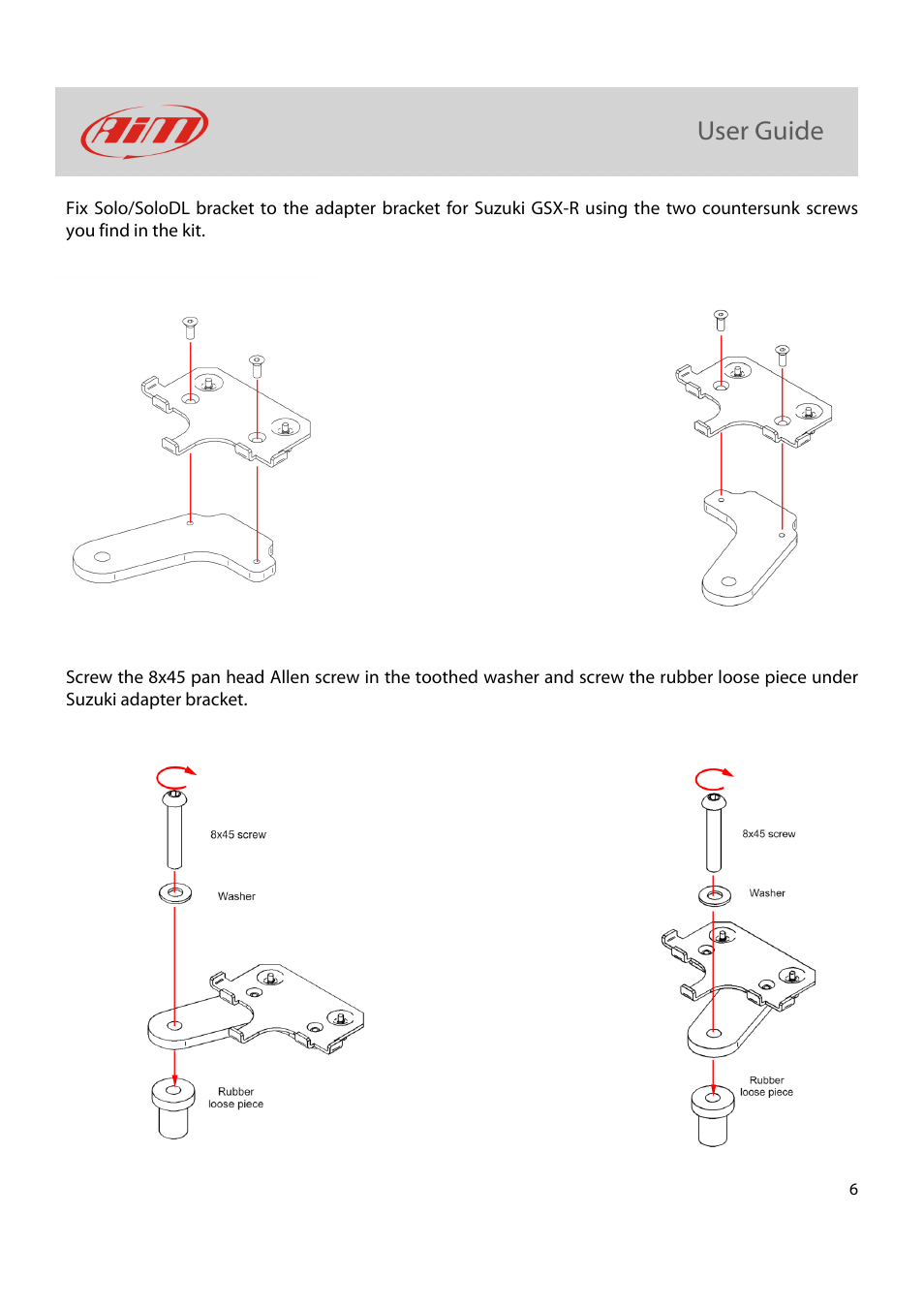 AiM Kit for SoloDL on Suzuki GSX-R User Manual | Page 7 / 18