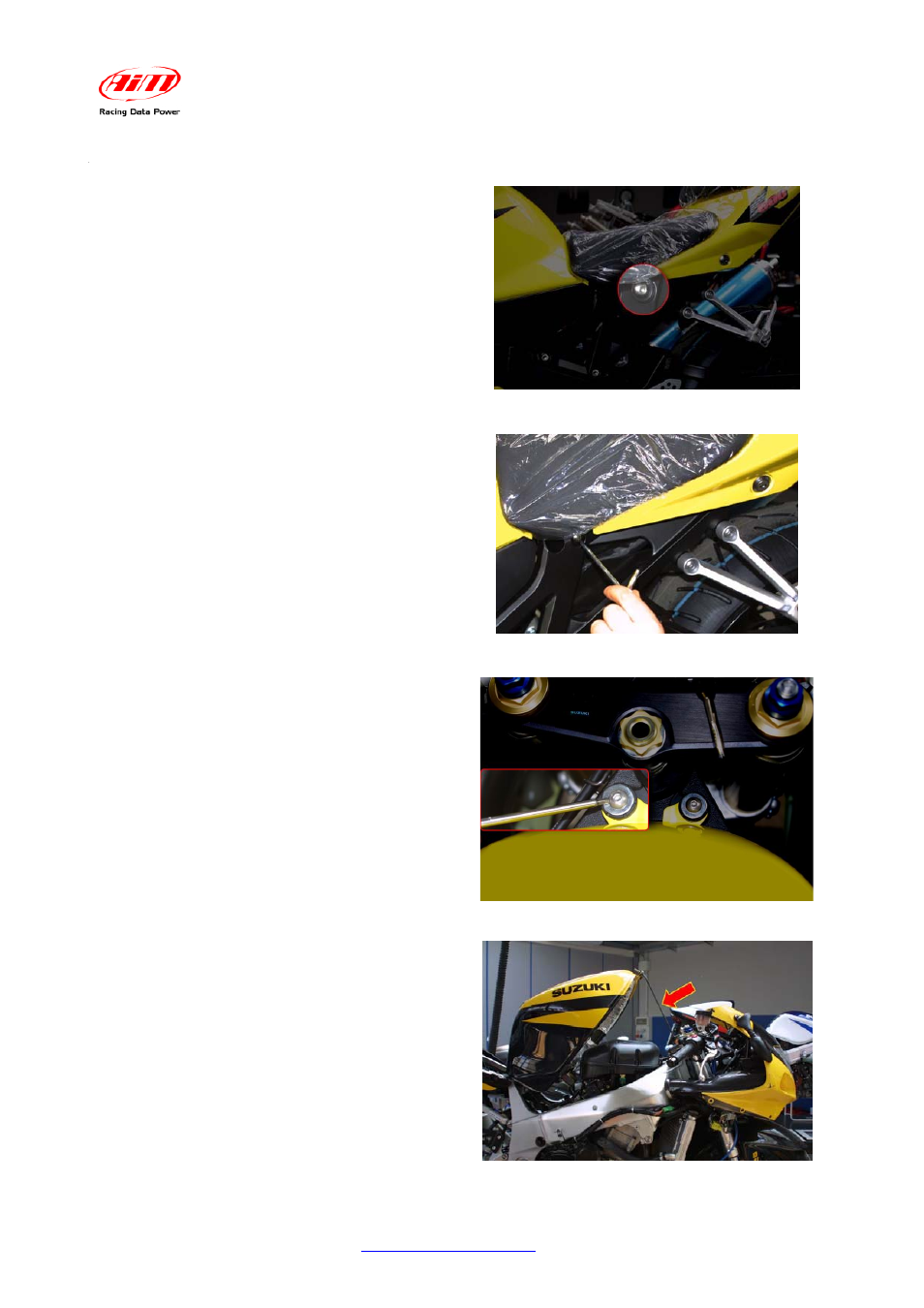 AiM GSX-R 1000 User Manual | Page 11 / 40