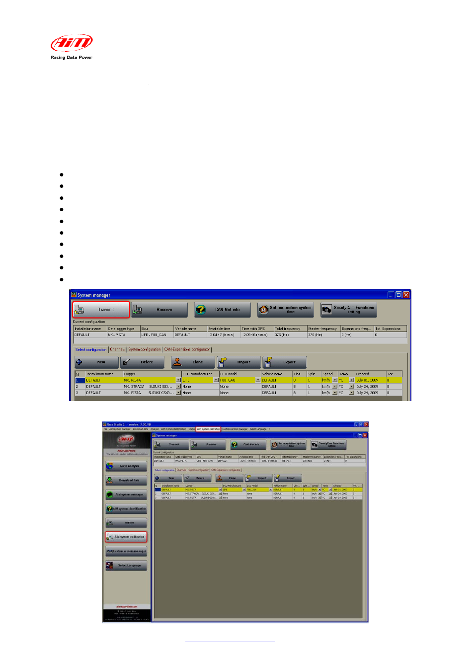 8 – tps sensor configuration | AiM GSX-R 1000 User Manual | Page 30 / 40