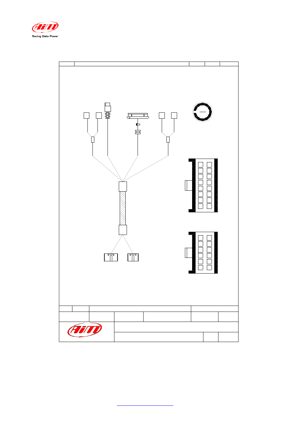 Wi ri ng for m xl pi sta su zuk i k3 plug&play kit | AiM GSX-R 1000 User Manual | Page 34 / 40