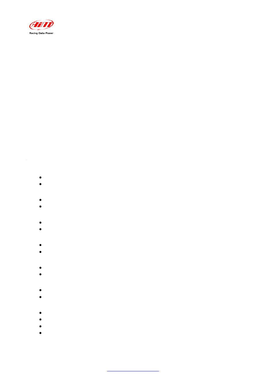 1 – part numbers (see appendix “a”) | AiM GSX-R 1000 User Manual | Page 7 / 40