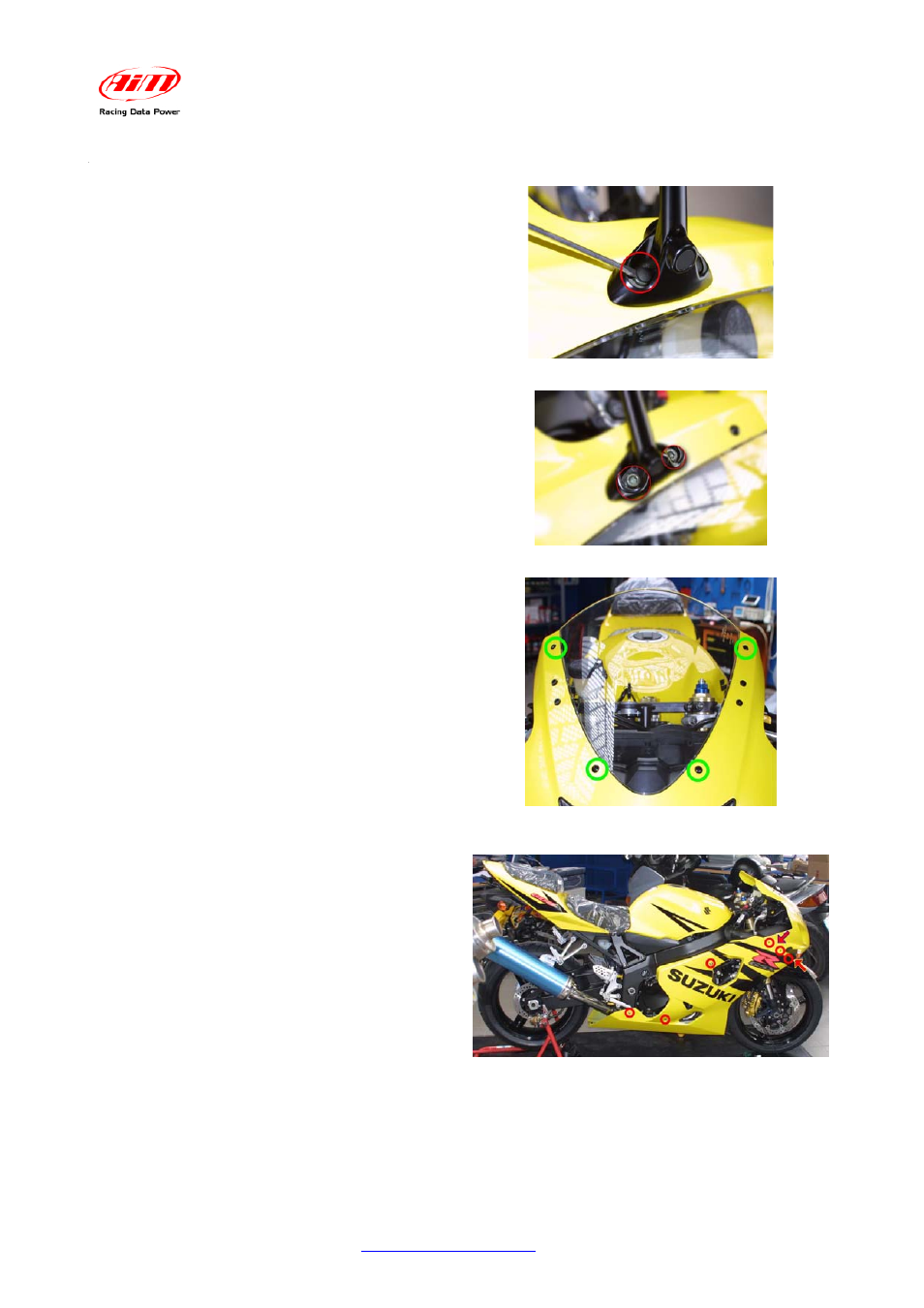 AiM GSX-R 1000 User Manual | Page 9 / 40
