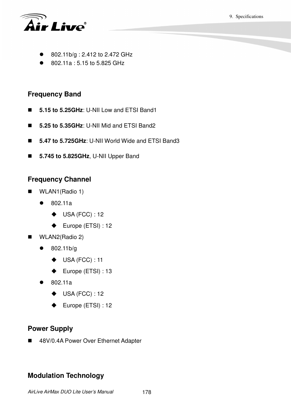 AirLive AirMax DUO Lite User Manual | Page 186 / 207