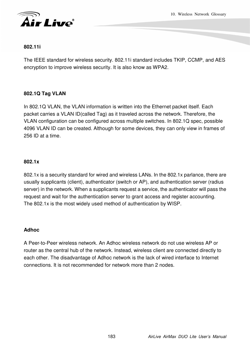 AirLive AirMax DUO Lite User Manual | Page 191 / 207