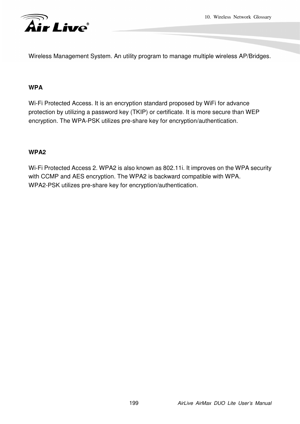 AirLive AirMax DUO Lite User Manual | Page 207 / 207