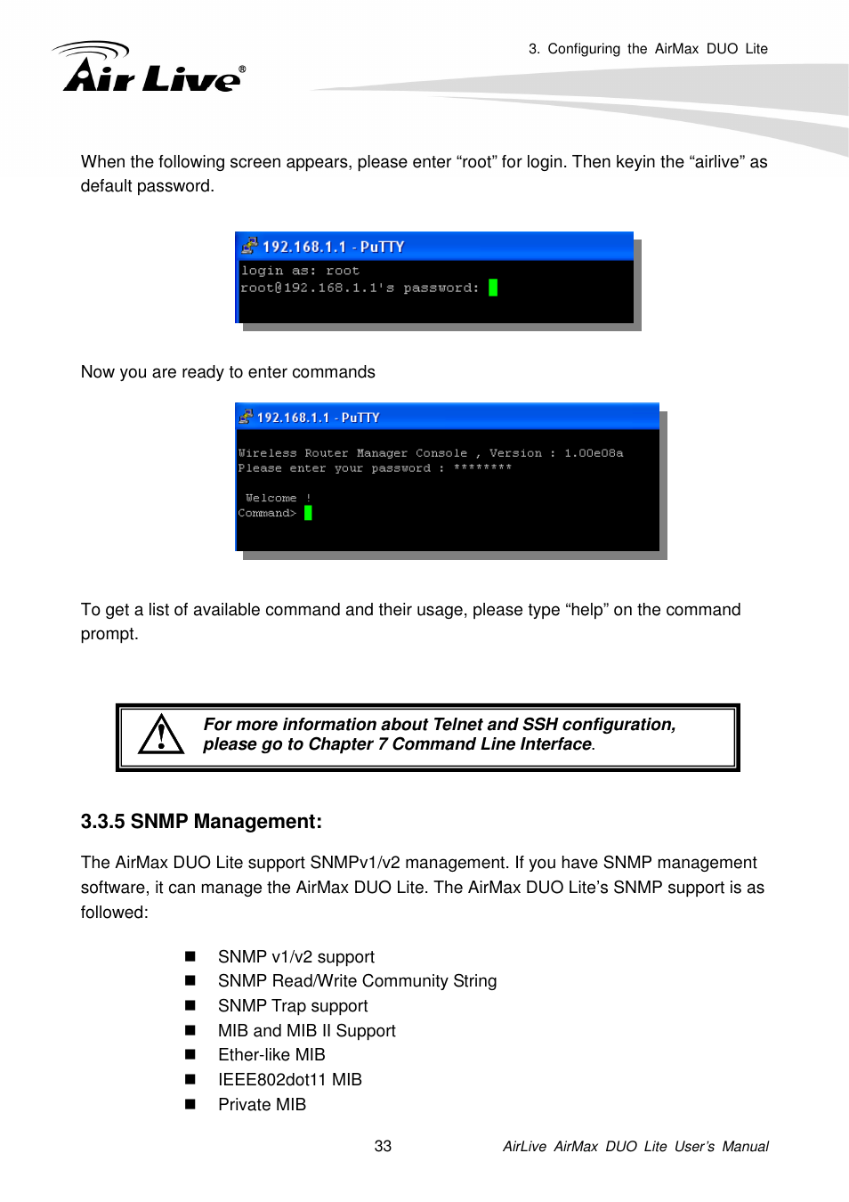 5 snmp management | AirLive AirMax DUO Lite User Manual | Page 41 / 207