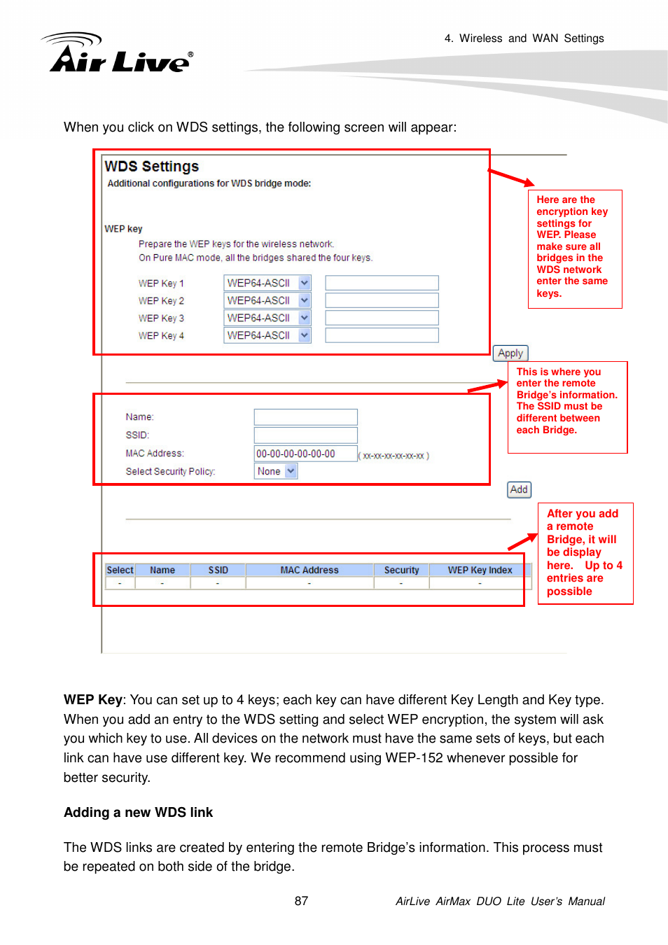 AirLive AirMax DUO Lite User Manual | Page 95 / 207