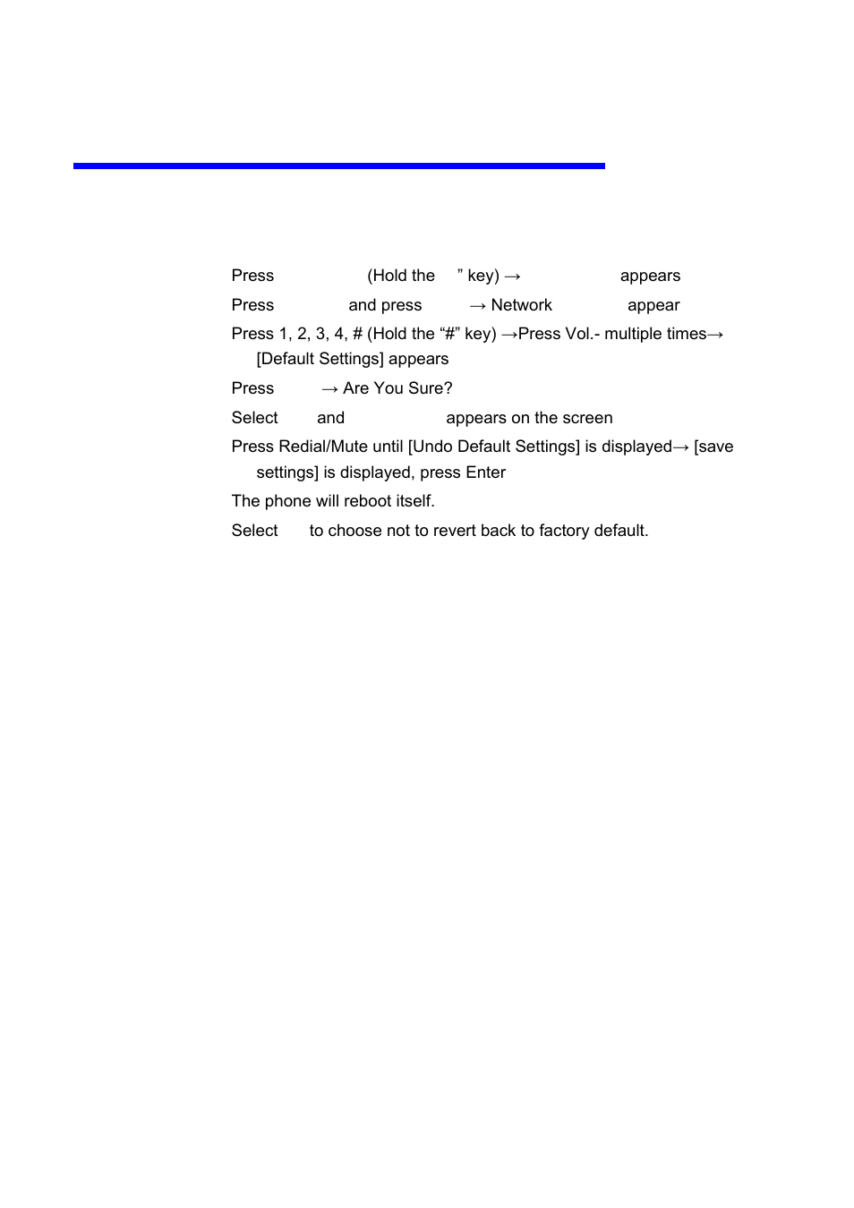 Revert back to factory default | AirLive ePhone-1000S User Manual | Page 21 / 46