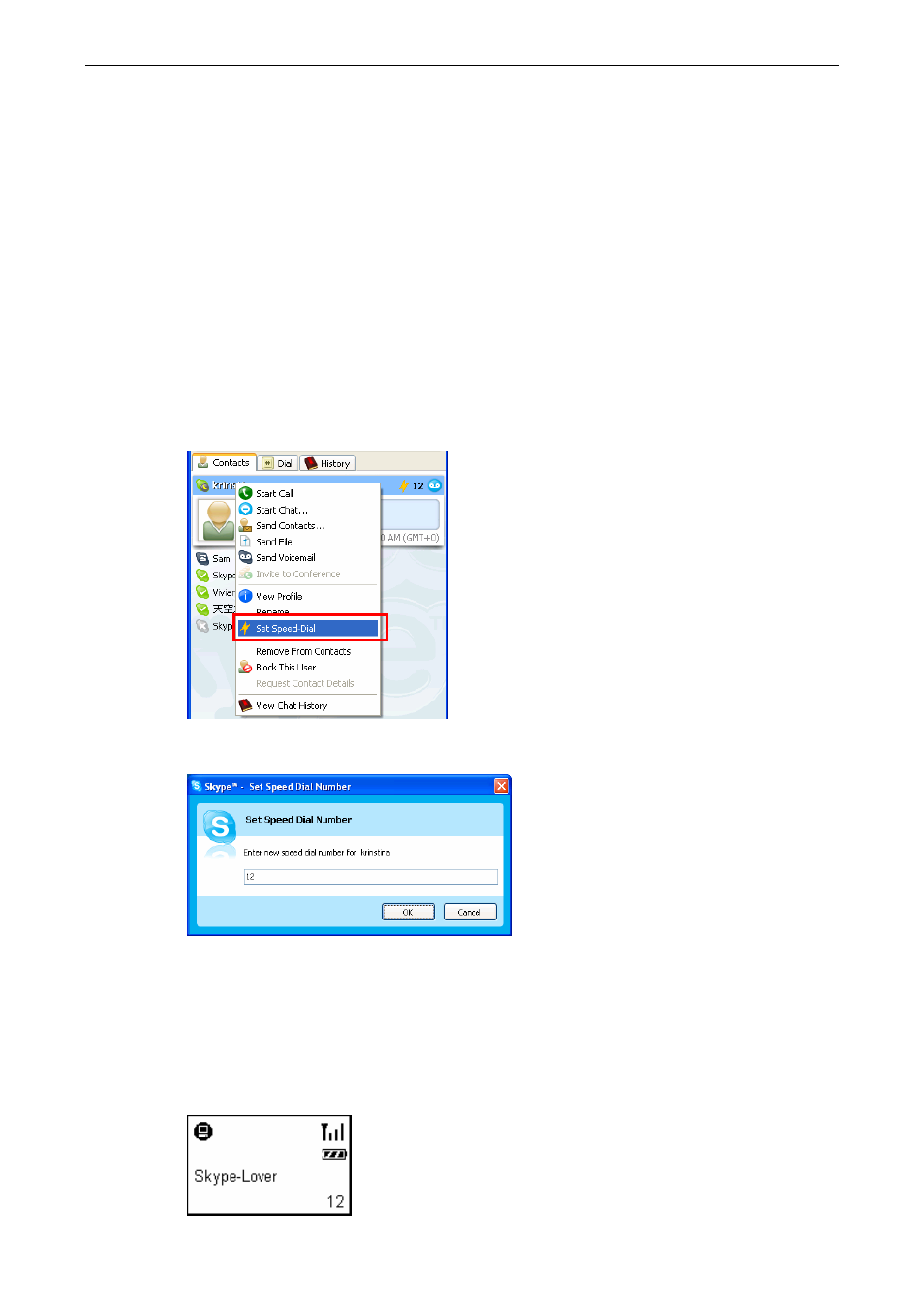 Initializing a call from host computer, Speed dialing | AirLive Skyphone-1000 User Manual | Page 26 / 44
