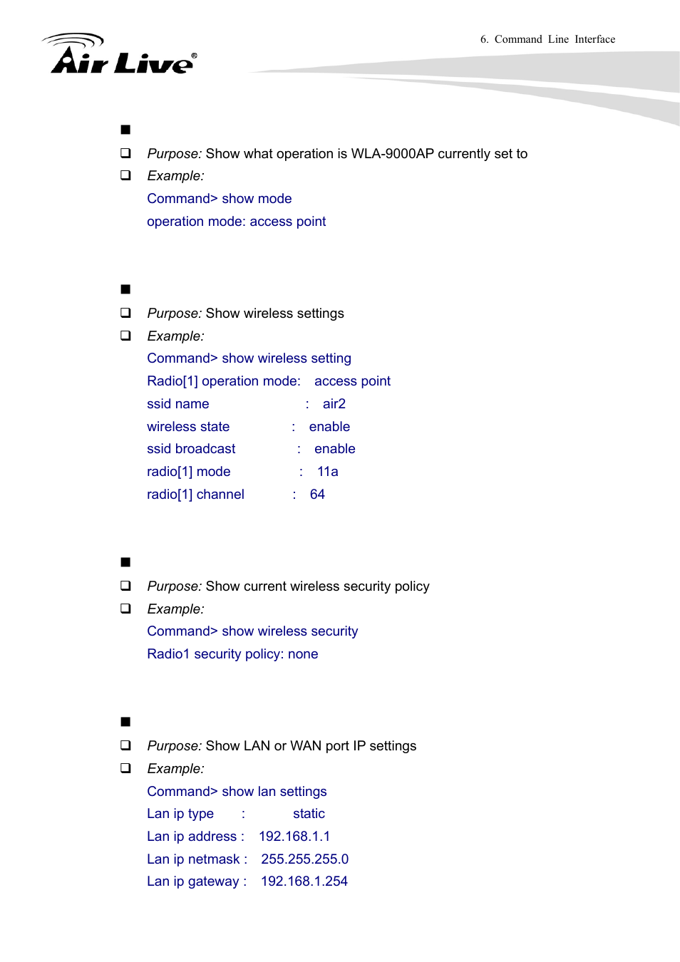 AirLive WLA-9000AP User Manual | Page 112 / 171