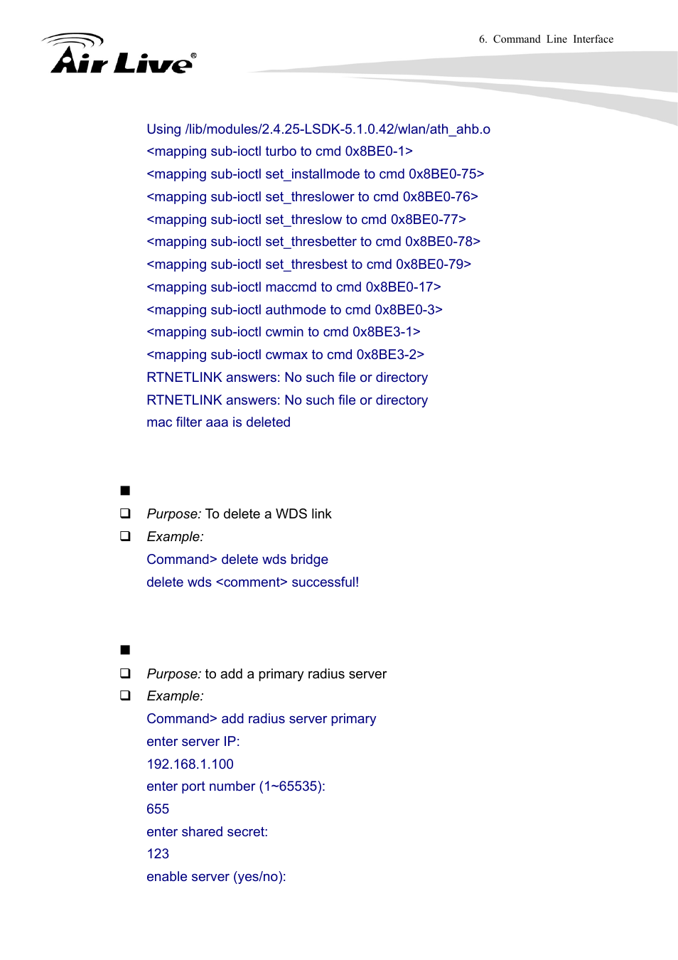 AirLive WLA-9000AP User Manual | Page 126 / 171