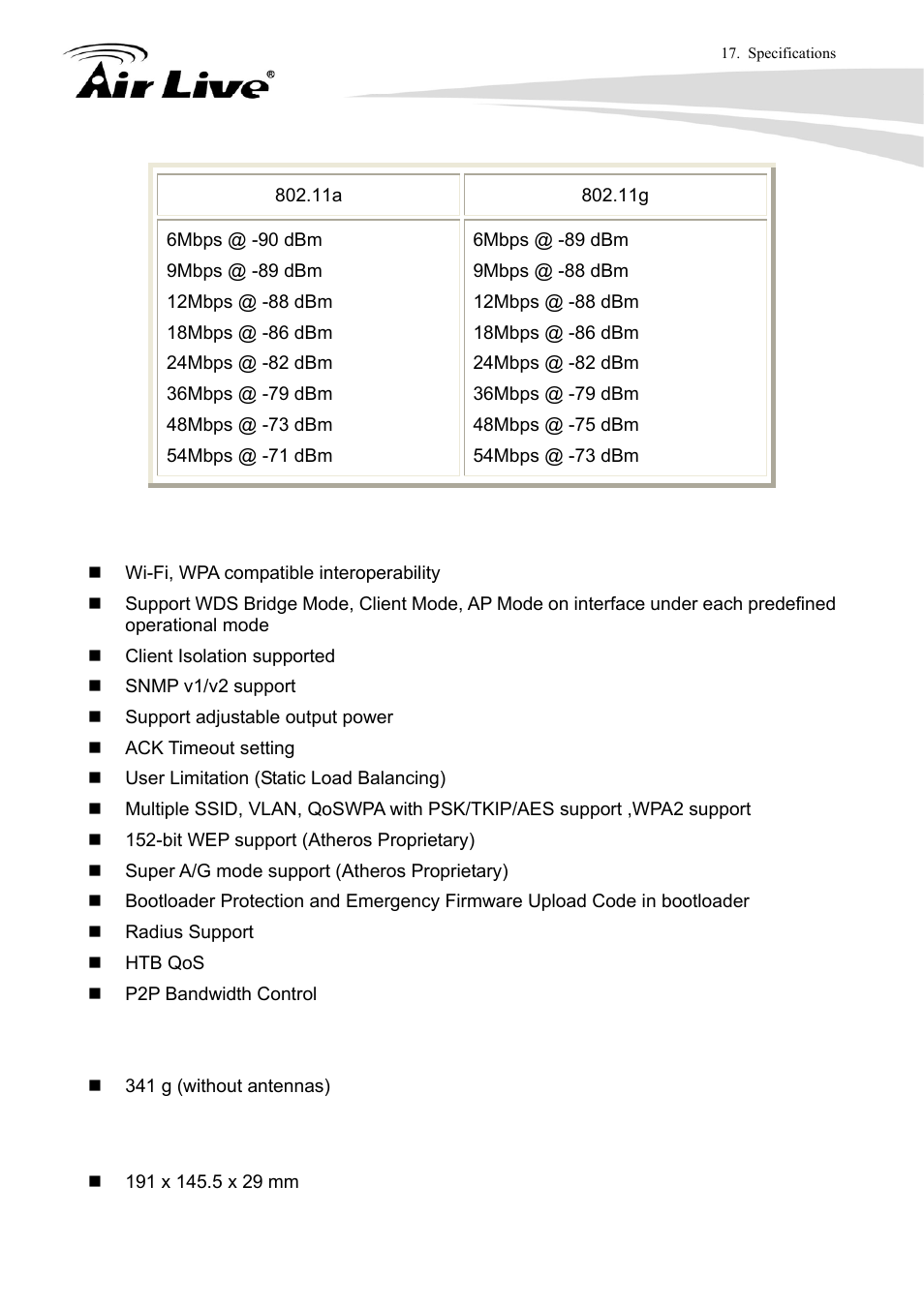 AirLive WLA-9000AP User Manual | Page 156 / 171