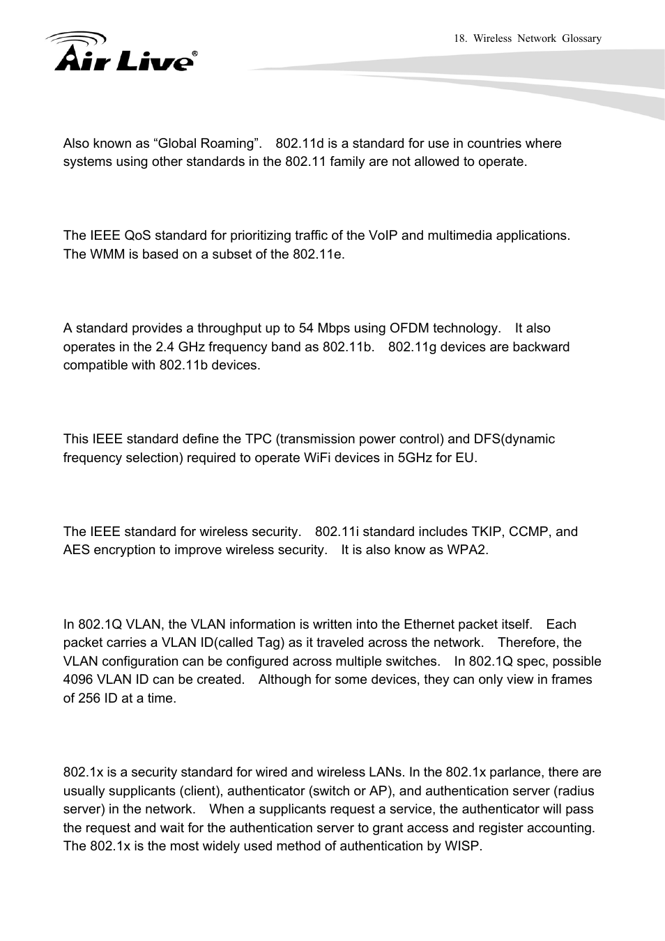 AirLive WLA-9000AP User Manual | Page 158 / 171