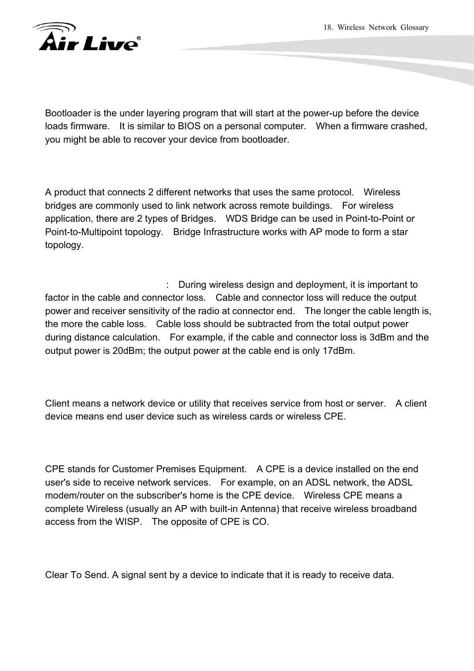 AirLive WLA-9000AP User Manual | Page 160 / 171