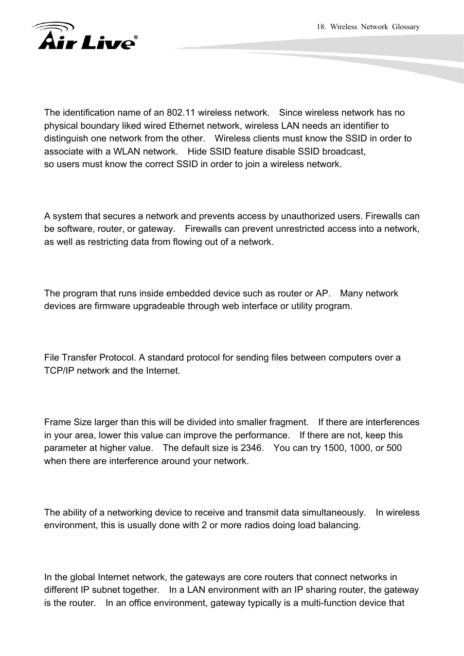 AirLive WLA-9000AP User Manual | Page 162 / 171