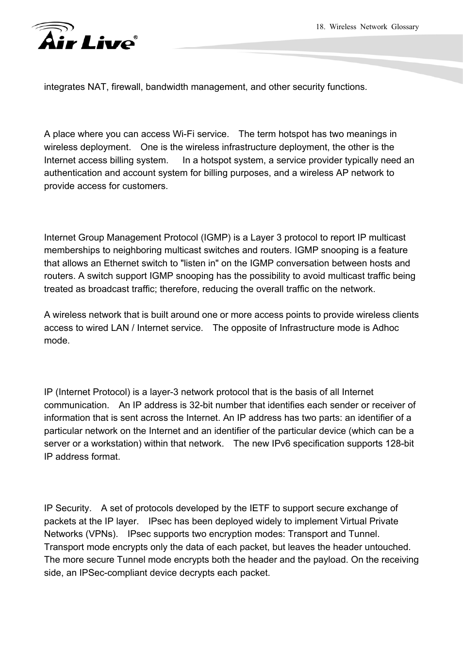 AirLive WLA-9000AP User Manual | Page 163 / 171