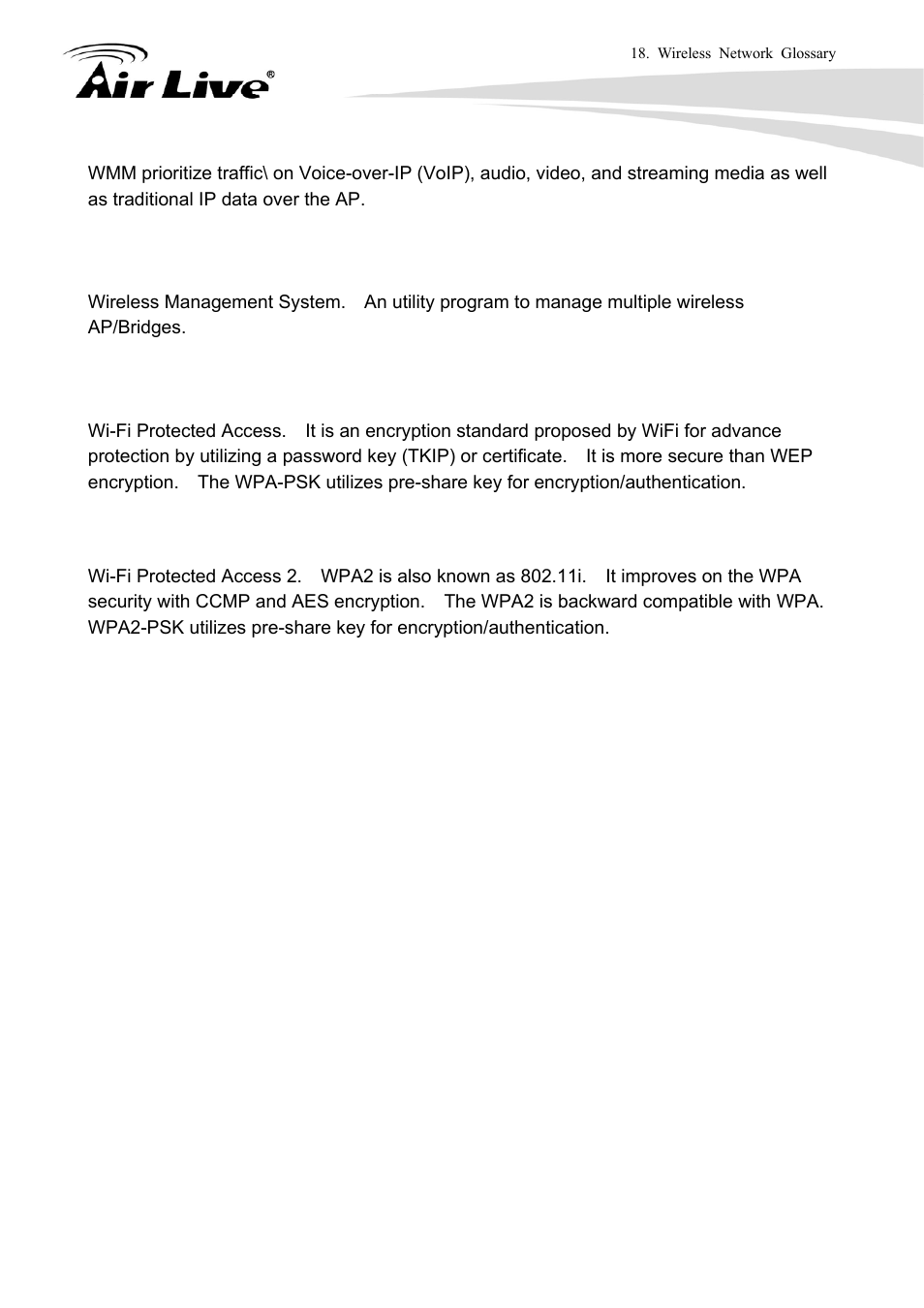 AirLive WLA-9000AP User Manual | Page 171 / 171