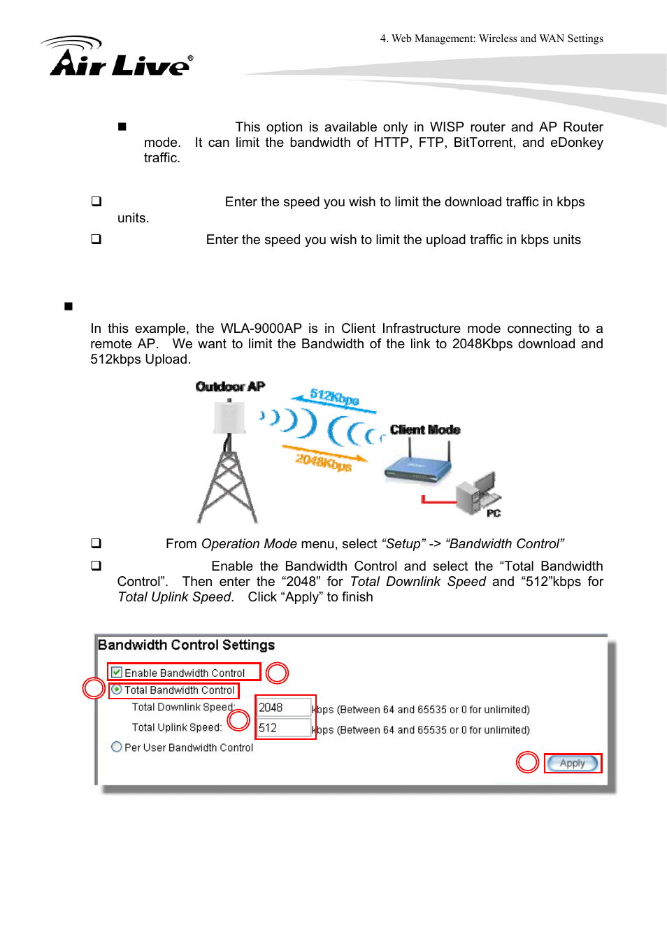 AirLive WLA-9000AP User Manual | Page 65 / 171