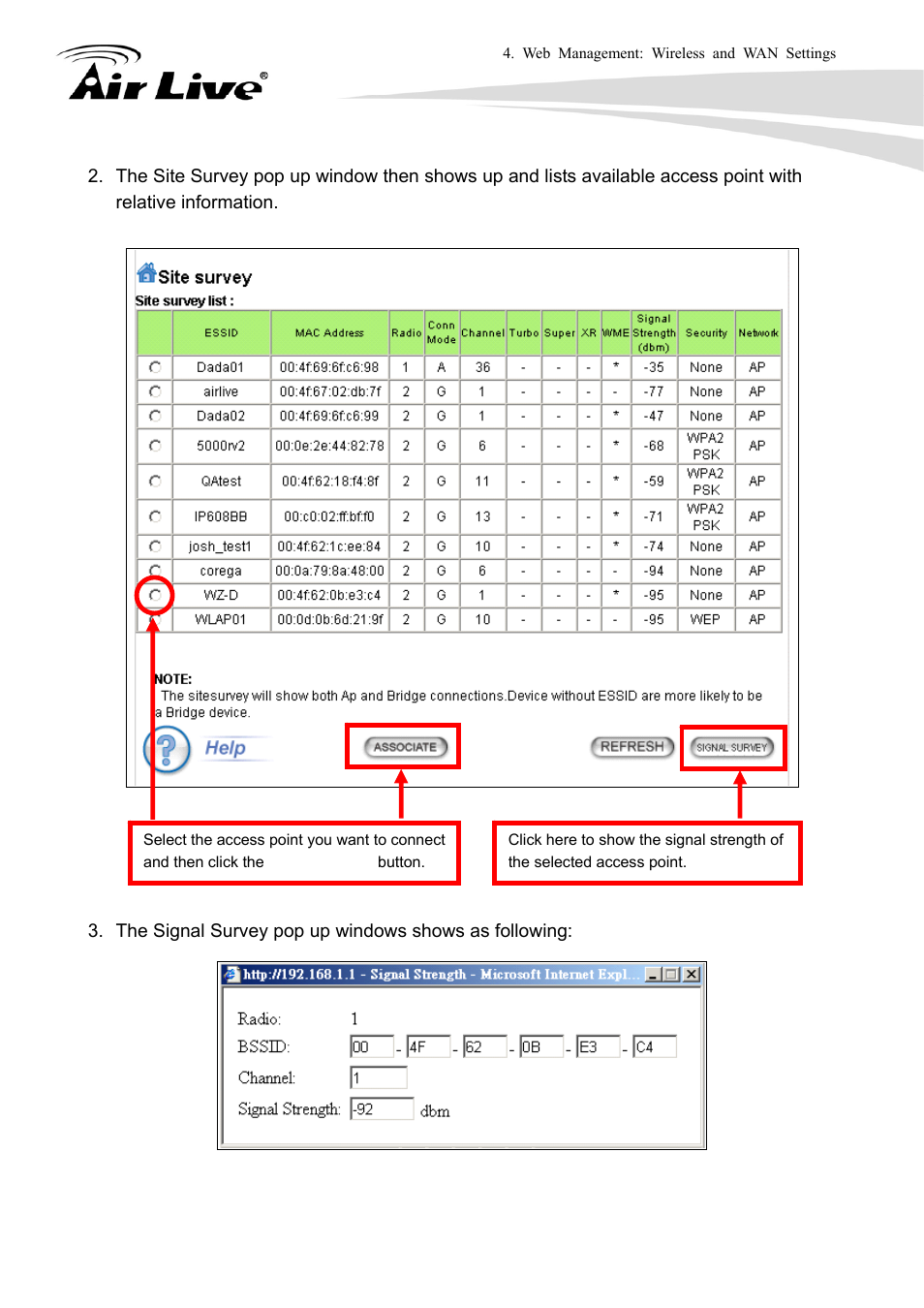 AirLive WLA-9000AP User Manual | Page 72 / 171