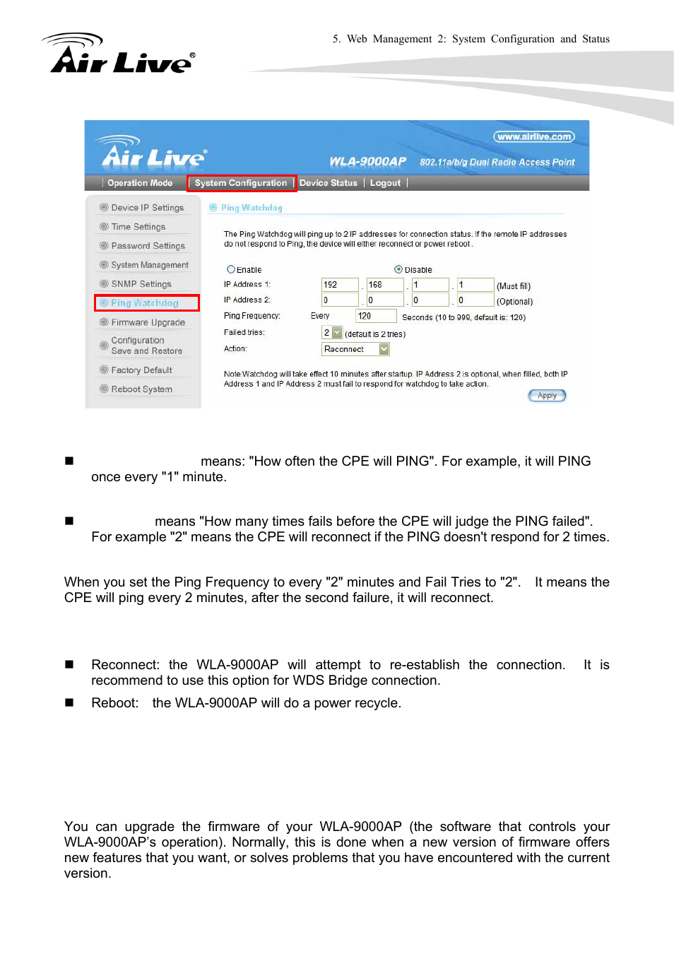 7 firmware upgrade | AirLive WLA-9000AP User Manual | Page 94 / 171