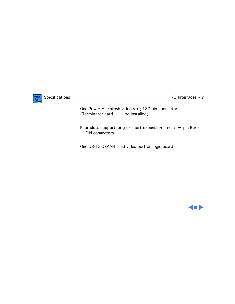 Expansion slot, Nubus, Video | Apple Workgroup Server 9150 User Manual | Page 19 / 130