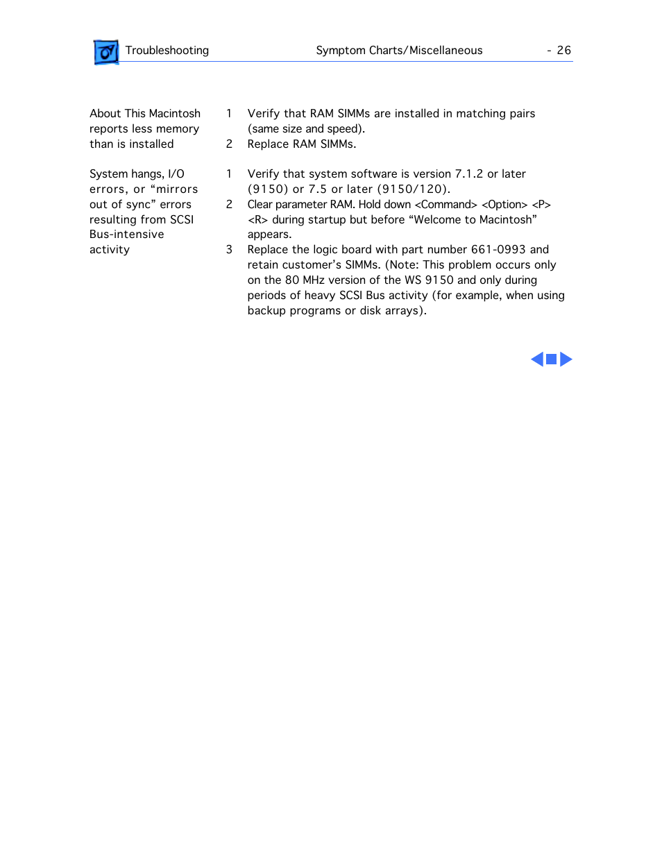 Miscellaneous (continued), Miscellaneous | Apple Workgroup Server 9150 User Manual | Page 52 / 130