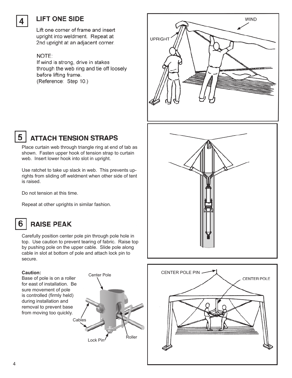 Anchor CENTURY FRAME TENTS 10X10, 15X15, 5M AND 20X20 User Manual | Page 4 / 8