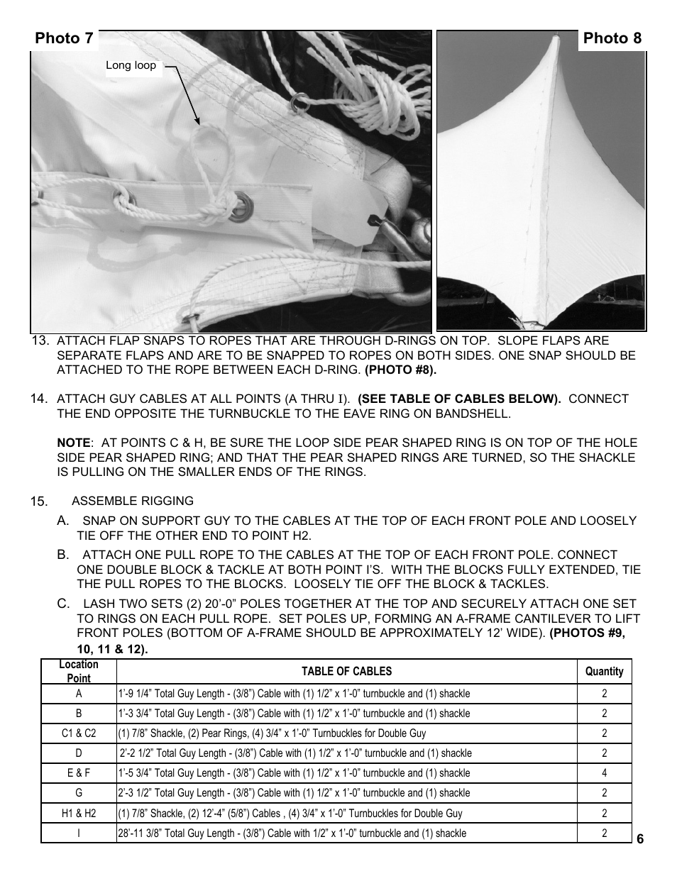 Photo 7, Photo 8 | Anchor BANDSHELLS 40X40 User Manual | Page 7 / 12