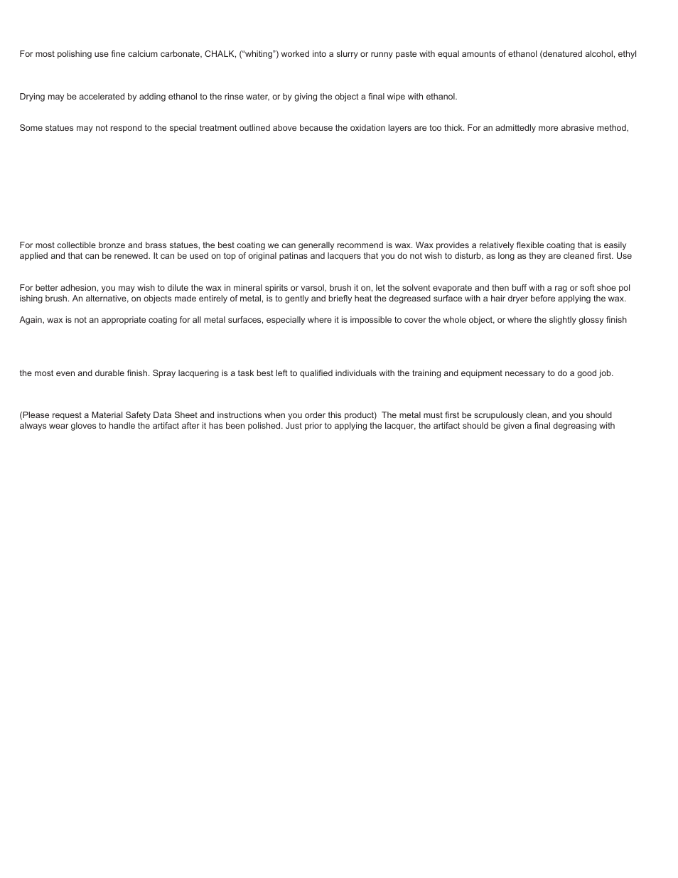 Aquascape Brass Care Instructions User Manual | Page 2 / 2